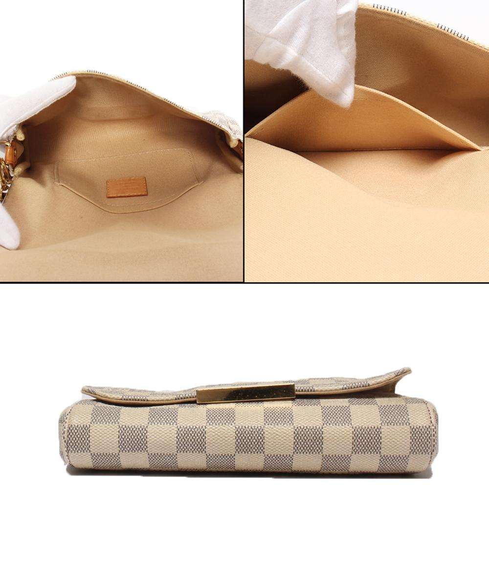 LOUIS VUITTON 2wayショルダーバッグ ハンドバッグ ダミエアズール 斜め掛け 肩掛け フェイボリットPM N41277 レディース ルイ・ヴィトン
