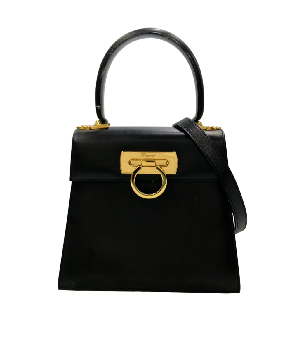Salvatore Ferragamo 2way ハンドバッグ ショルダーバッグ 斜め掛け ガンチーニ AQ212193 レディース サルヴァトーレフェラガモ