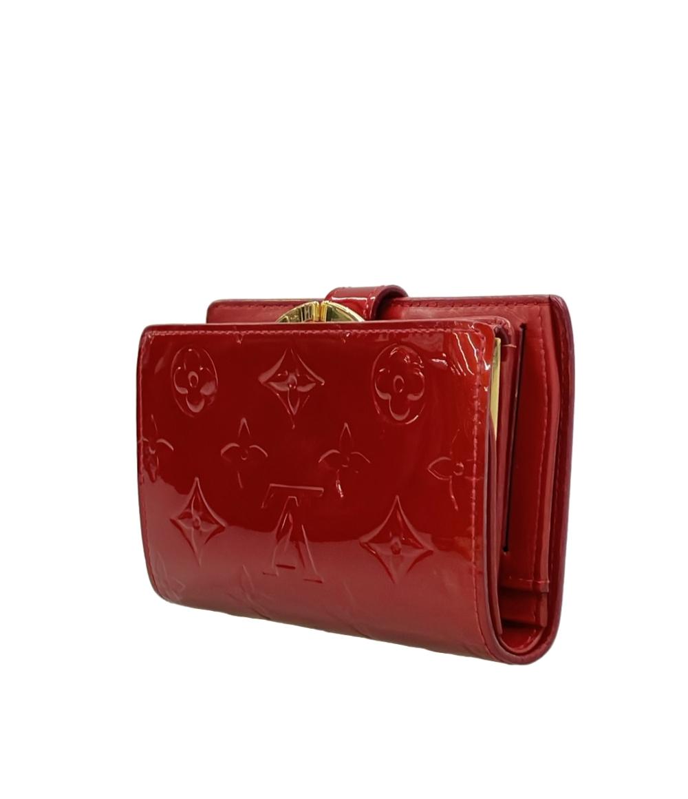 LOUIS VUITTON 二つ折り財布 ポルトフォイユ ヴィエノワ ヴェルニ M93528 レディース ルイ・ヴィトン