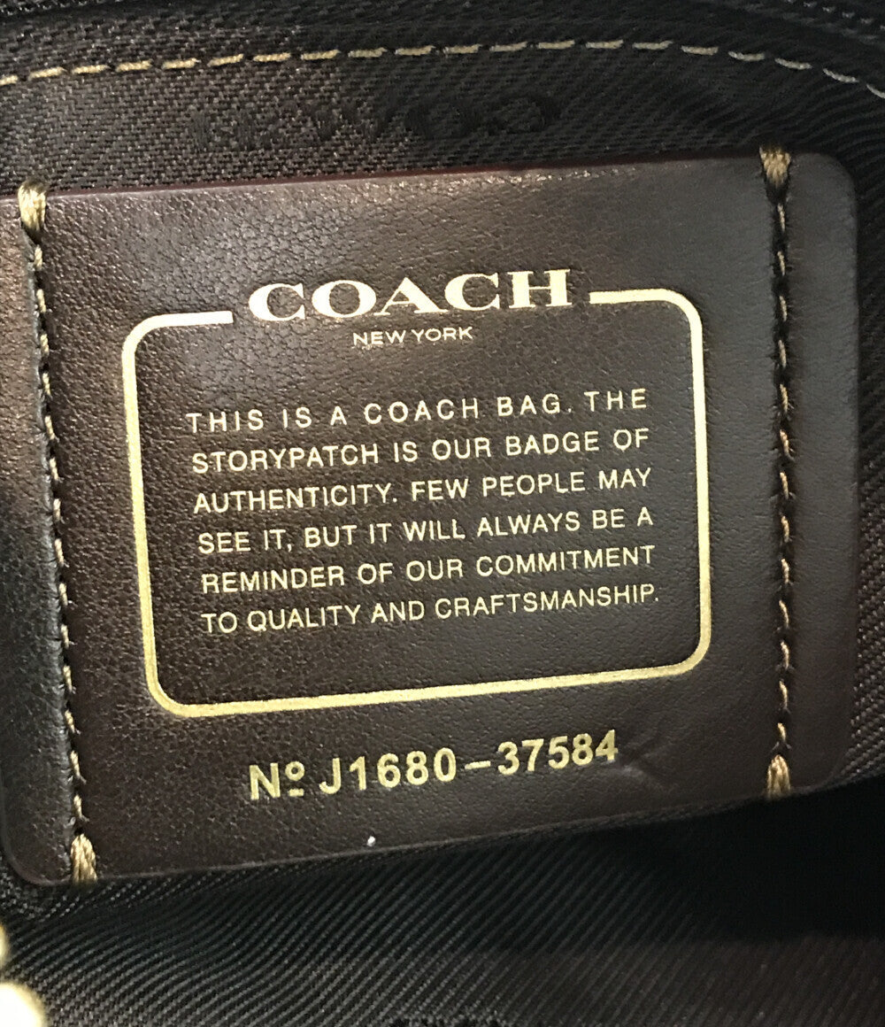 コーチ  2way ハンドバッグ ショルダーバッグ 斜め掛け  シグネチャー   37584 レディース   COACH