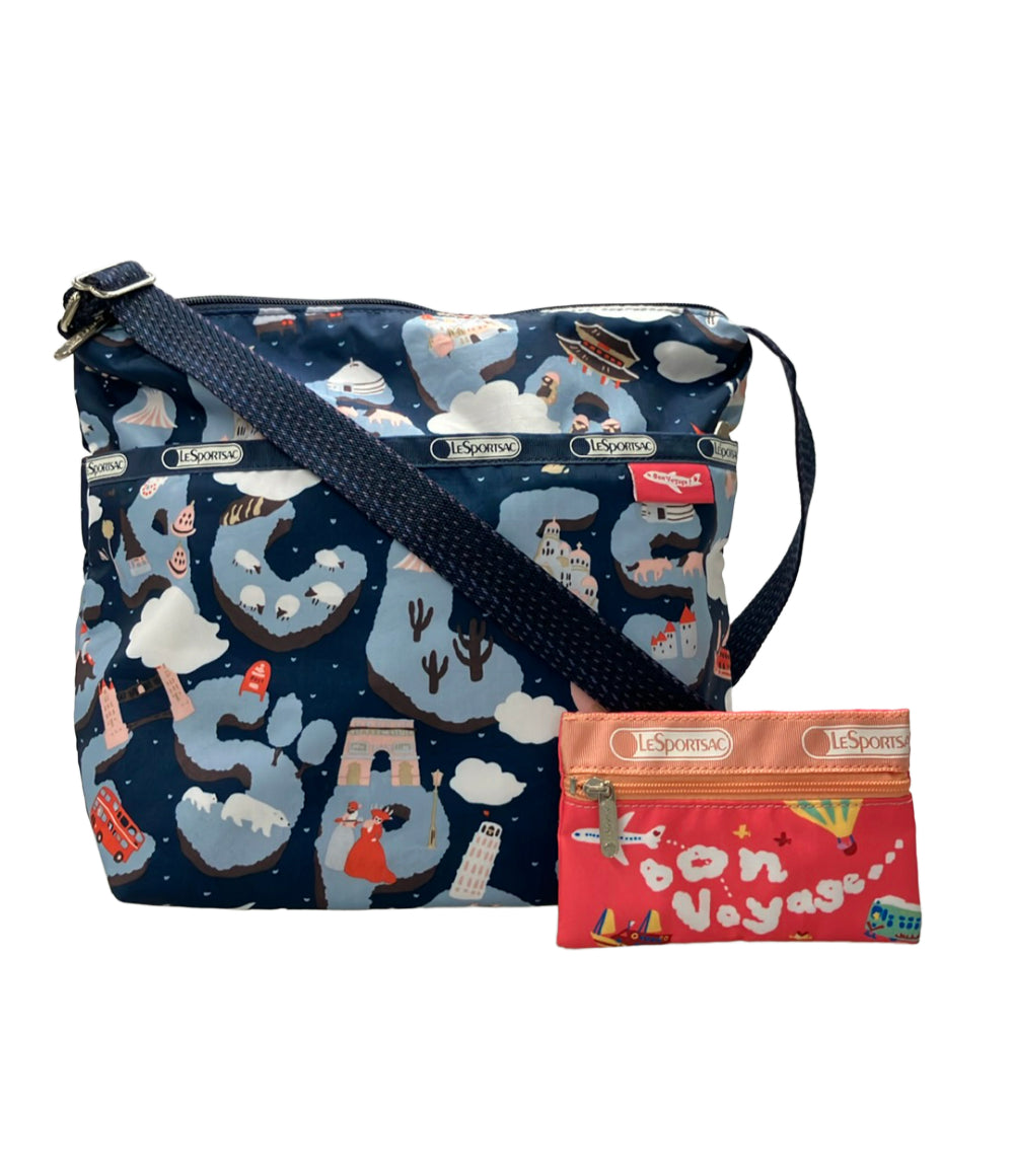 美品 LeSportsac ショルダーバッグ 斜め掛け レディース レスポートサック
