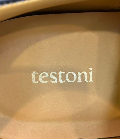 a.testoni ローカットスニーカー モエナ レザー メンズ SIZE 8 (27cm) ア・テストーニ