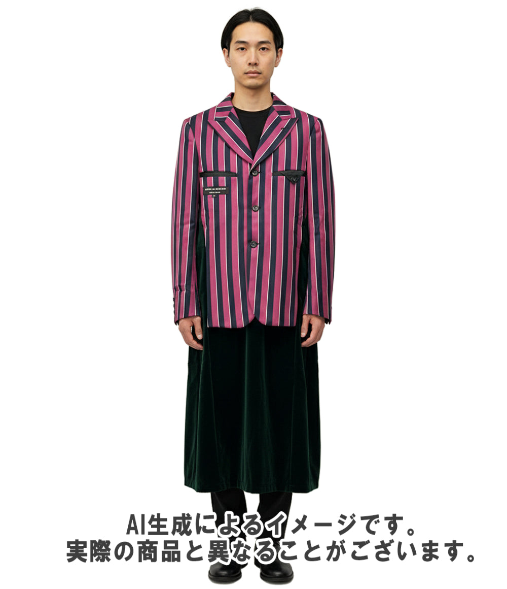 COMME des GARCONS HOMME PLUS ジャケット 燕尾 フロントボタン スパンコール ロング リバーシブル 18SS DISCO期 PA-J029 メンズ SIZE XS