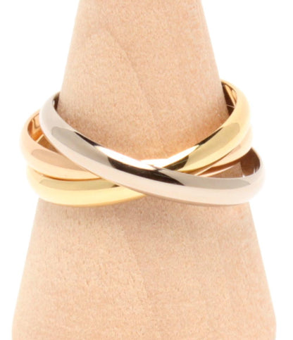 美品 Cartier リング 指輪 K18 トリニティ レディース SIZE 17号 カルティエ