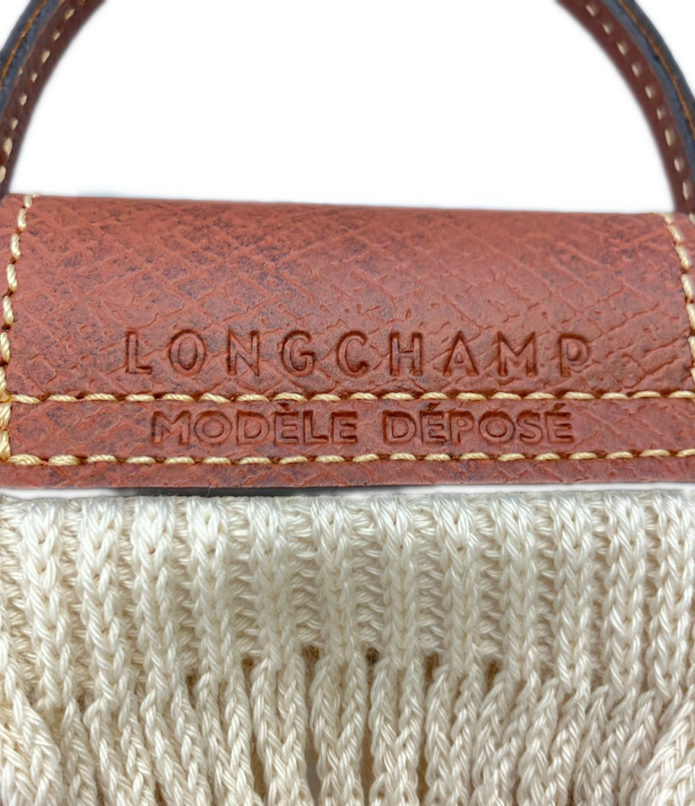 美品 Longchamp Filt 2way ハンドバッグ ショルダーバッグ ネットバッグ ル プリアージュ フィレ レディース ロンシャン フィルト