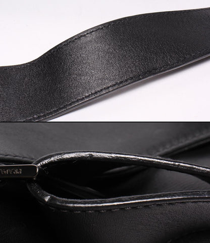 PRADA レザー ショルダーバッグ メッセンジャーバッグ 斜め掛け メンズ レディース プラダ