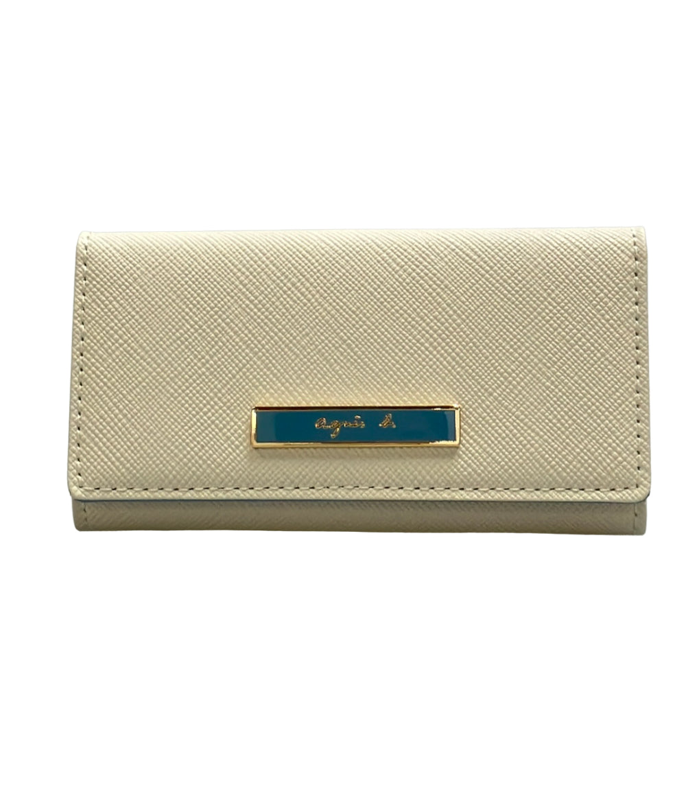美品 agnes b. 4連キーケース レディース アニエスベー