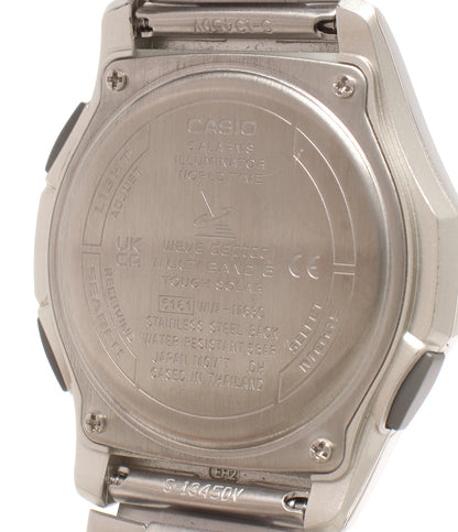美品 CASIO 腕時計 ウエーブセプター WAVE CEPTOR ソーラー WVA-M630D-7A2JF メンズ カシオ