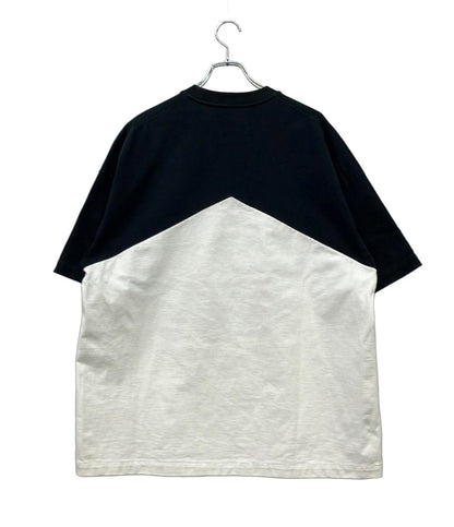 JIL SANDER 半袖 Tシャツ カットソー  バイカラー オーバーサイズ KK JM NM 0019 メンズ SIZE XL ジルサンダー