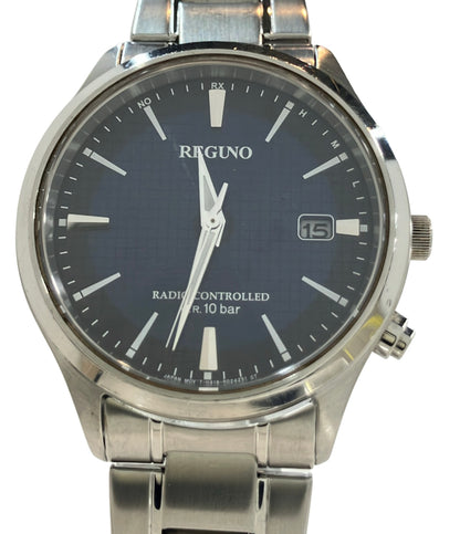 CITIZEN 腕時計 レグノ REGUNO ソーラー ネイビー H416-R009729 メンズ シチズン