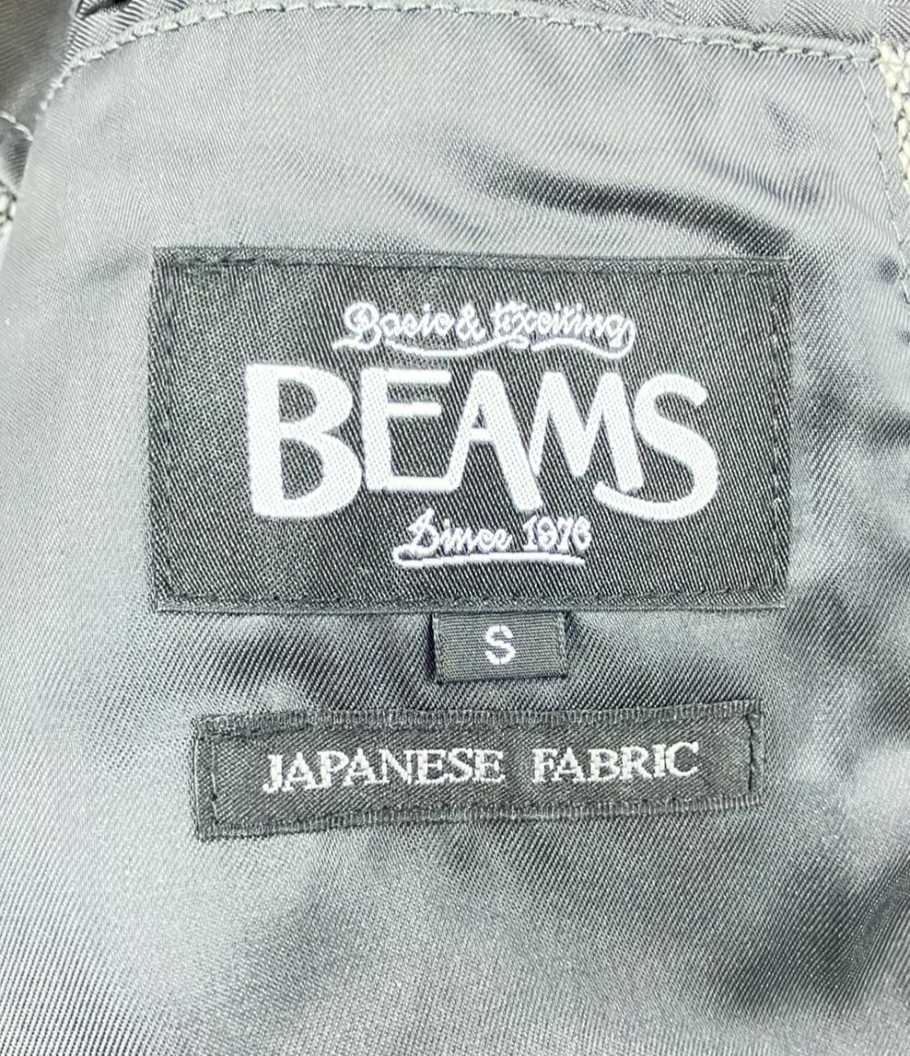 美品 ビームス アクリルウールツイードテーラードジャケット メンズ SIZE S BEAMS