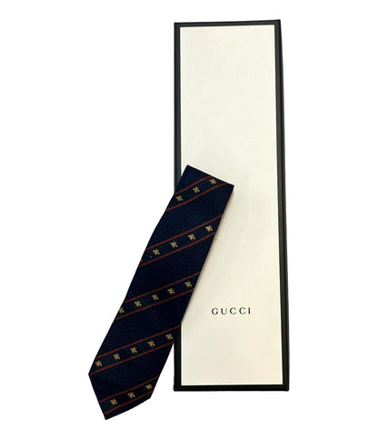 グッチ ネクタイ ビー ウェブ ライン ストライプ 表面シルク 100% 451528 4E002 メンズ GUCCI