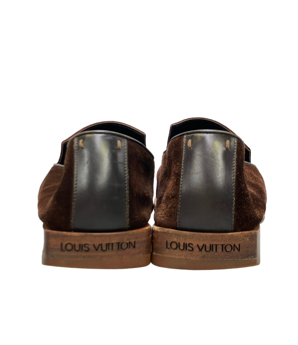 LOUIS VUITTON ローファー スリッポン スエード メンズ SIZE 6 ルイ・ヴィトン