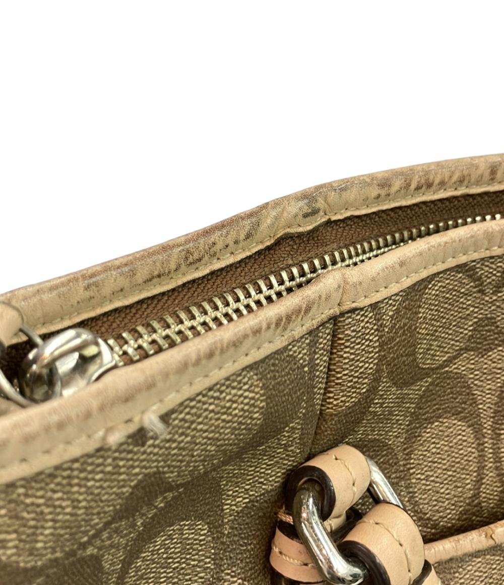 COACH トートバッグ 肩掛け シグネチャー レディース コーチ