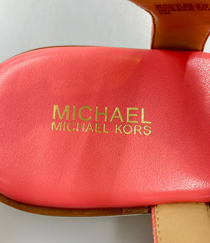 美品 MICHAEL KORS トングサンダル レディース SIZE 7 M マイケルコース