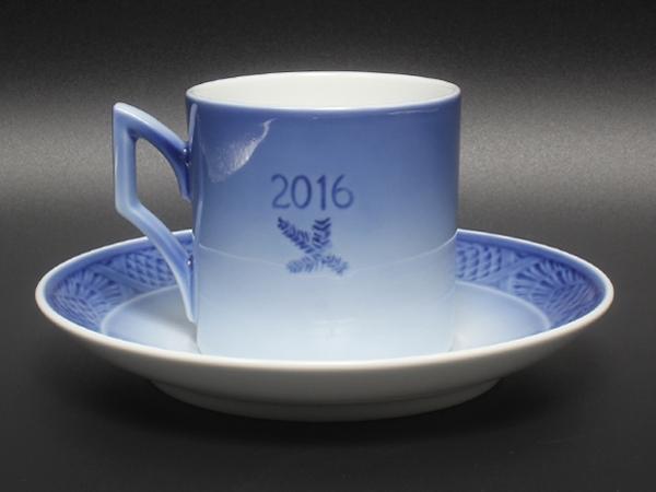 美品 ロイヤルコペンハーゲン カップ＆ソーサー 2016 Royal Copenhagen