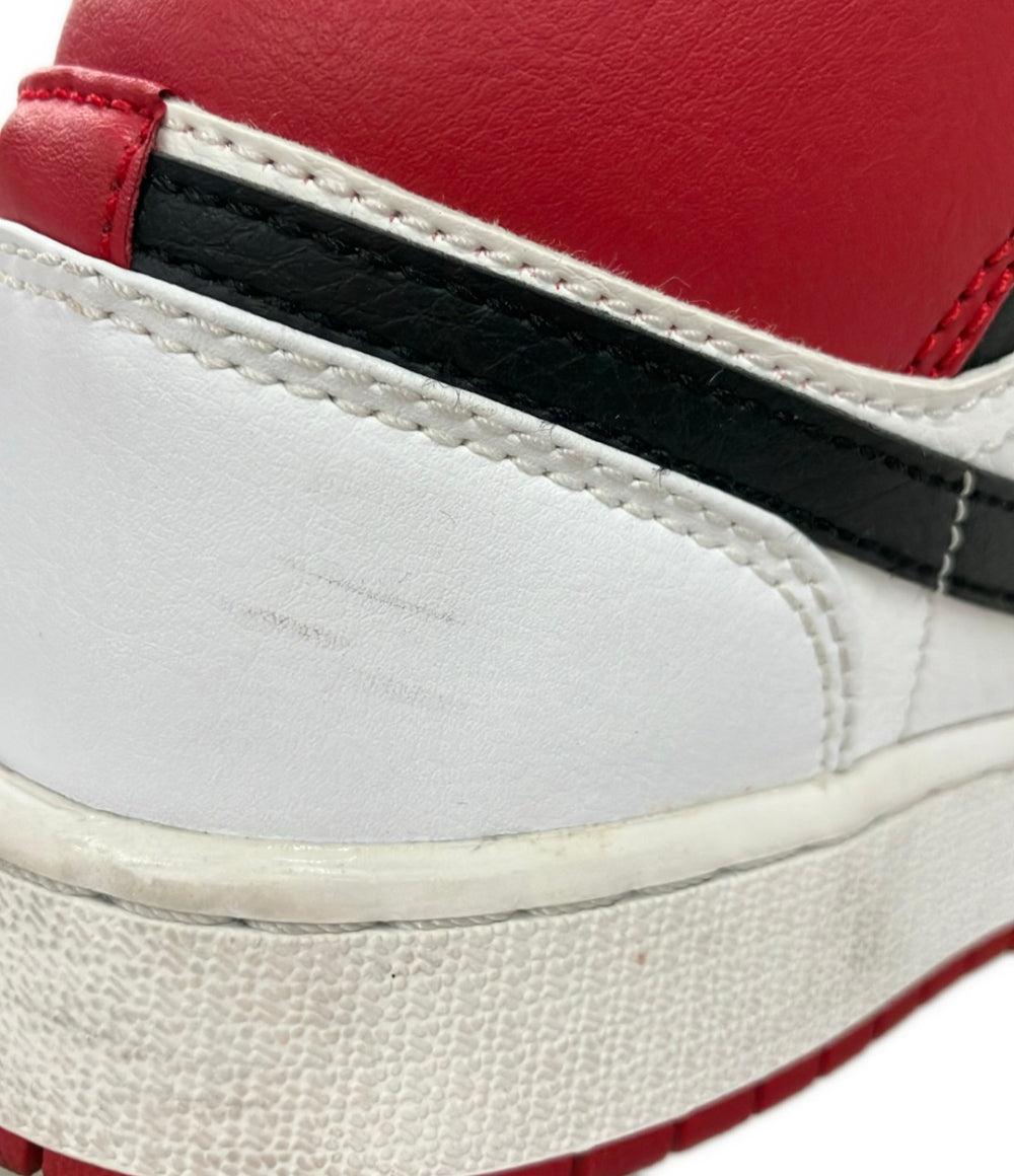 NIKE ミドルカットスニーカー エアジョーダン 1 ミッド GS 554725-173 レディース SIZE 23.5 ナイキ