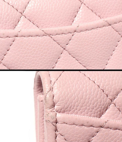 CHANEL カードケース コインケース ゴールド金具 キャビアスキン マトラッセ レディース シャネル