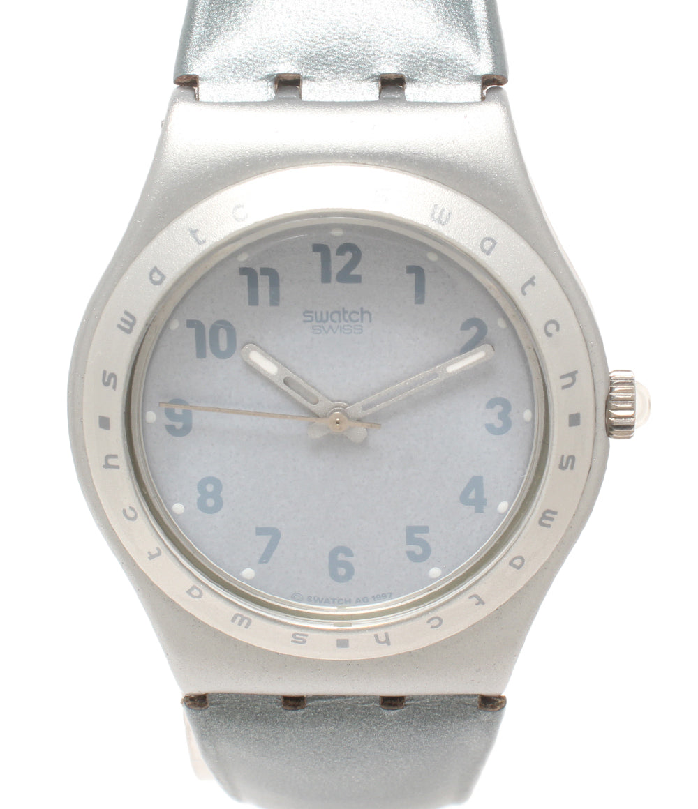 Swatch 腕時計 アイロニー IRONY クオーツ グレー レディース メンズ スウォッチ
