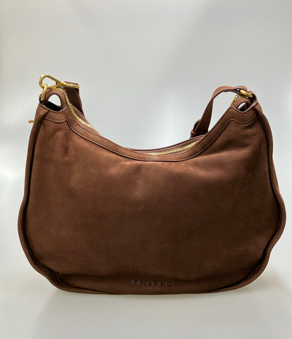 美品 ERMANNO SCERVINO ショルダーバッグ 斜め掛け スエード レディース エルマノシェルビーノ