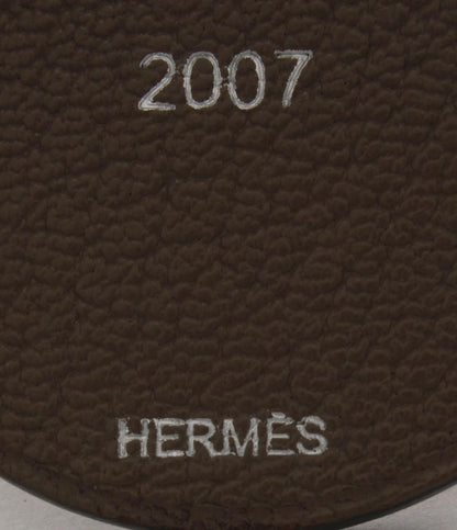 エルメス チャーム キーホルダー イノシシ 2007 レザー SV925 ユニセックス HERMES