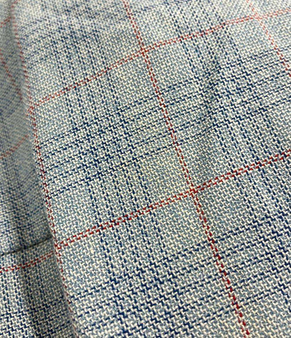 ベルヴェスト リネン テーラードジャケット チェック柄 メンズ SIZE 50 (XL) BELVEST