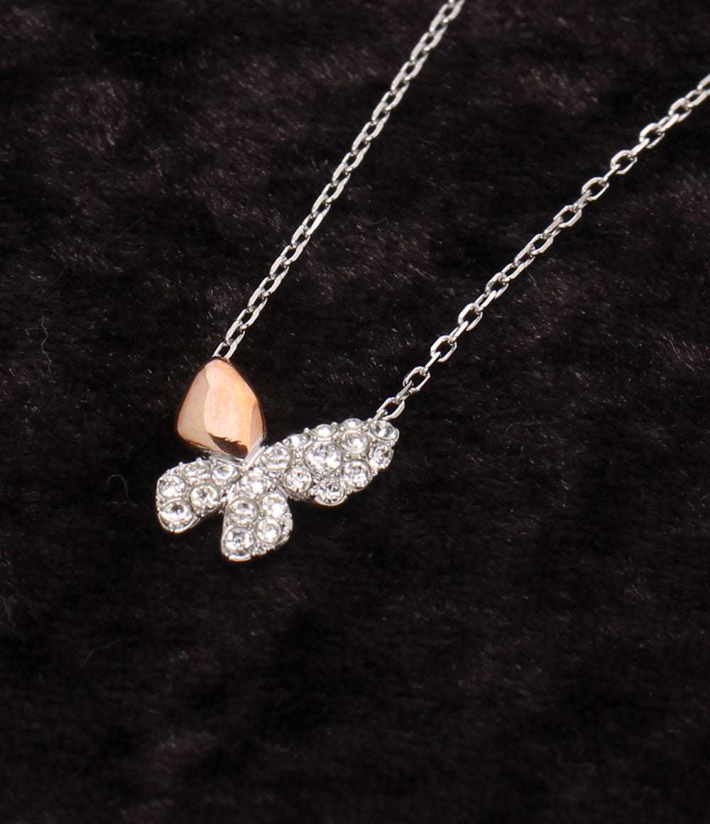 美品 SWAROVSKI ネックレス バタフライモチーフ 蝶モチーフ 5129693 レディース スワロフスキー