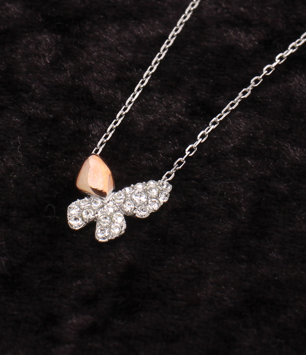 美品 SWAROVSKI ネックレス バタフライモチーフ 蝶モチーフ 5129693 レディース スワロフスキー