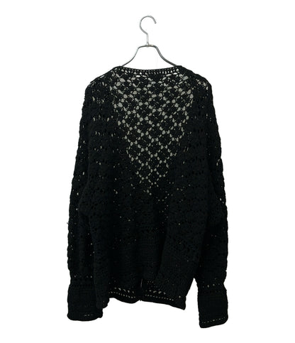 Niche. INDUSTRIAL HINDUSTAN カーディガン ニット ハンド CROCHET COTTON CARDIGAN メンズ ニッチインダストリアルヒンドゥスタン