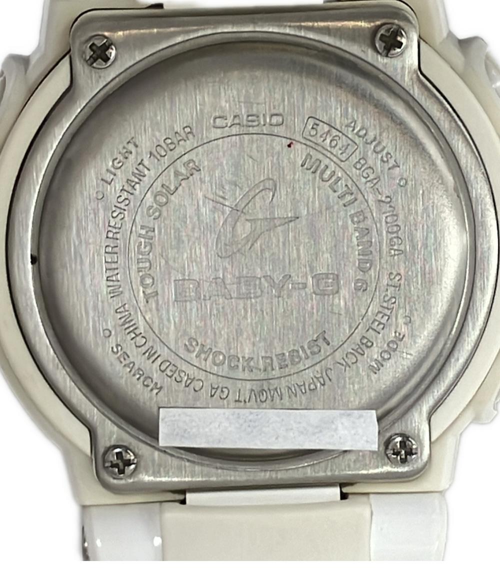 カシオ 腕時計 プレシャスハートセレクション BABY-G ソーラー ホワイト BGA-2100GA レディース CASIO