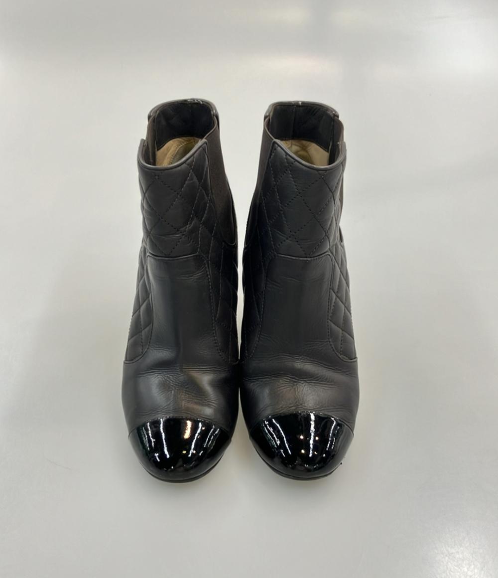 シャネル ショートブーツ サイドゴア レディース SIZE 37 1/2 C (L) CHANEL