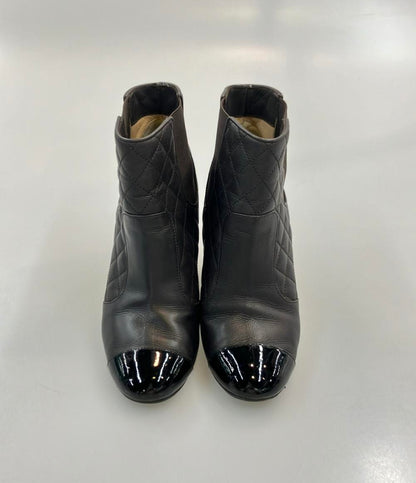 シャネル ショートブーツ サイドゴア レディース SIZE 37 1/2 C (L) CHANEL