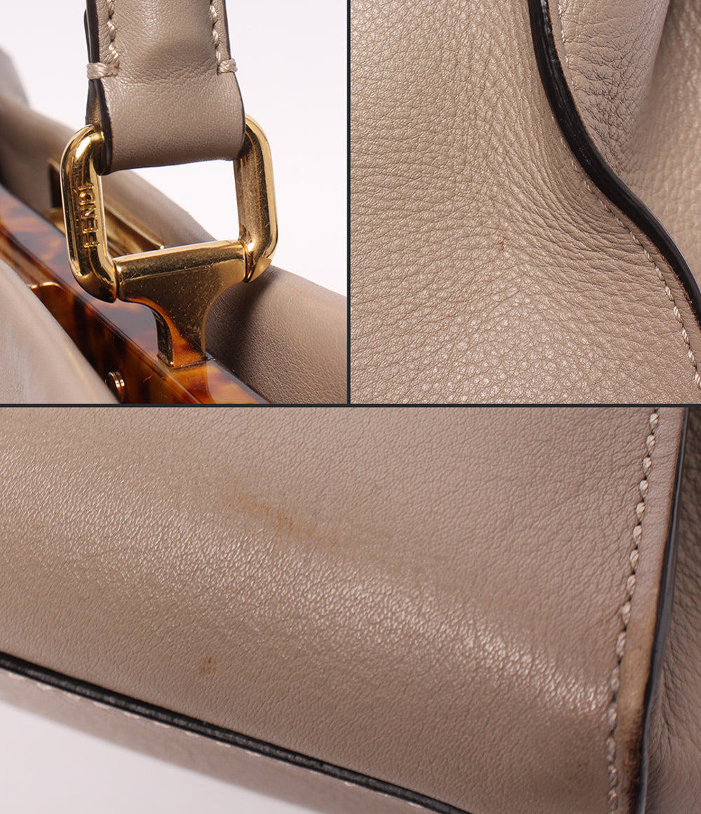 FENDI 2wayハンドバッグ ショルダーバッグ 斜め掛け ピーカブー
