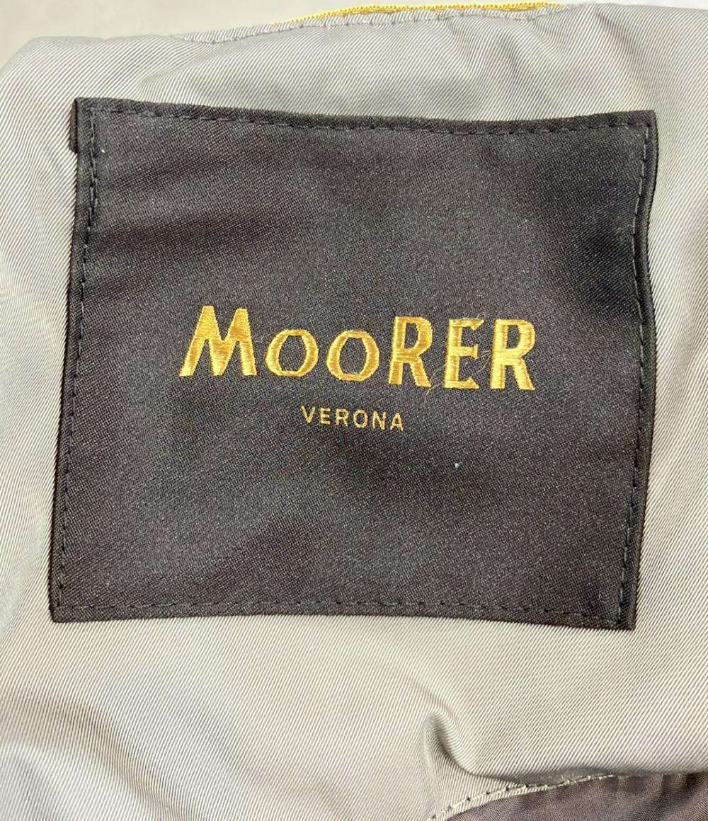 MOORER ダウンジャケット ファーカラーグレージュ インポート ムーレージャケット 212-81734-323 メンズ SIZE 48 (L) ムーレー