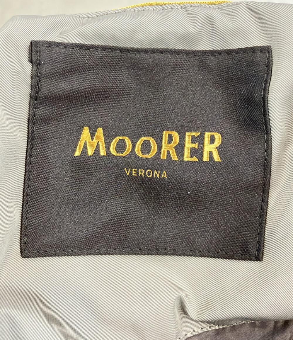 MOORER ダウンジャケット ファーカラーグレージュ インポート ムーレージャケット 212-81734-323 メンズ SIZE 48 (L) ムーレー