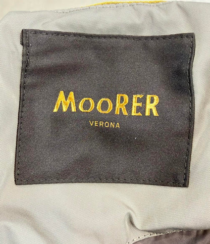 MOORER ダウンジャケット ファーカラーグレージュ インポート ムーレージャケット 212-81734-323 メンズ SIZE 48 (L) ムーレー
