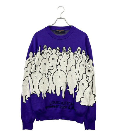 LOUIS VUITTON ジャガードニット 22AW RM222 ZLL HNN93W メンズ SIZE XL ルイ・ヴィトン