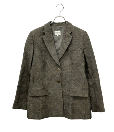 ARMANI COLLEZIONI ツイードテーラードジャケット レディース SIZE 44 (L) アルマーニコレッツォーニ