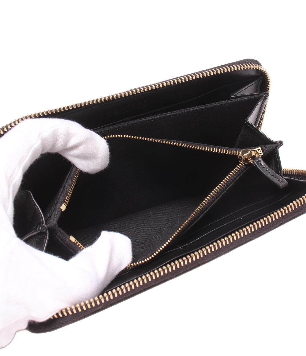 美品 FENDI ラウンドファスナー長財布×VERSACE フェンダーチェ 7M0210-AJJ3 レディース メンズ フェンディ