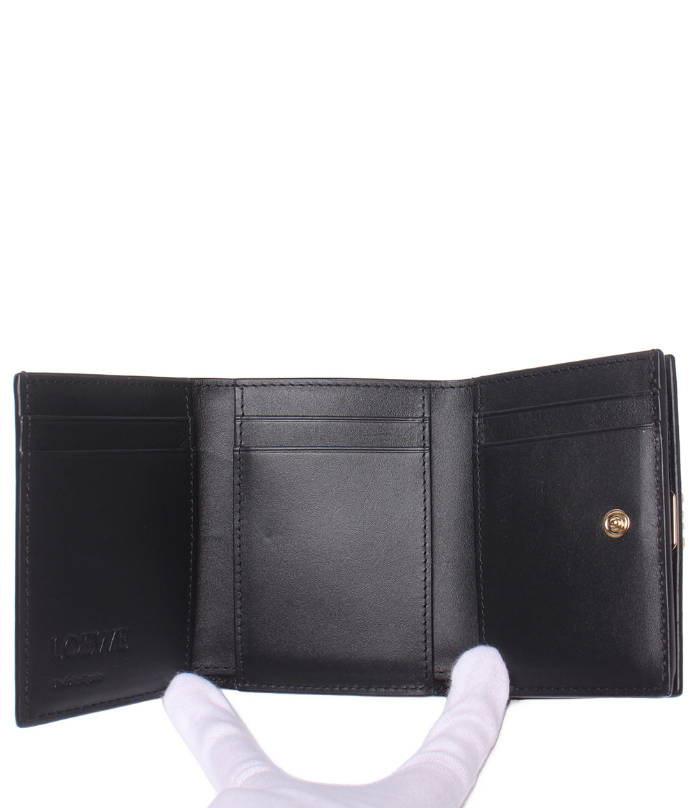 LOEWE 三つ折り財布 アナグラム トライフォールド ウォレット レディース ロエベ