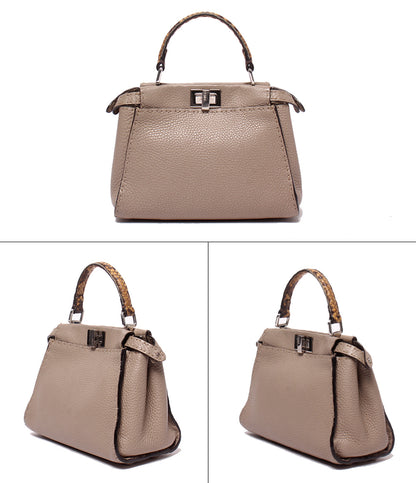 FENDI ハンドバッグ セレリア ピーカブー ミニ パイソン 8BN244 レディース フェンディ