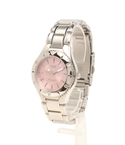 美品 CASIO 腕時計 クオーツ ピンク LTD-1035 レディース カシオ
