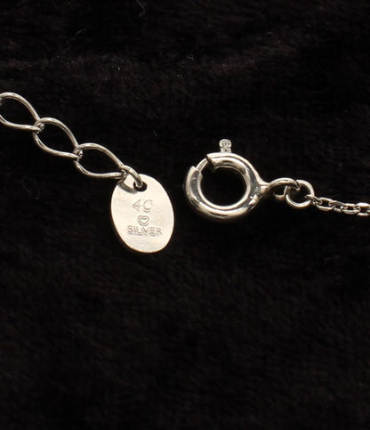 美品 ヨンドシー ネックレス SV ハートモチーフ レディース 4℃