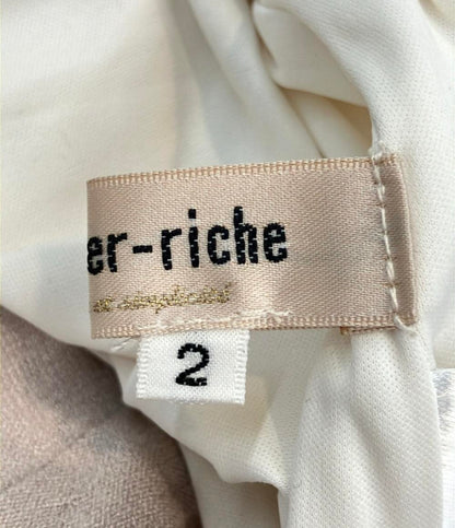 美品 アプワイザーリッシェ 長袖ニットワンピース レディース SIZE 2 (M) Apuweiser-riche