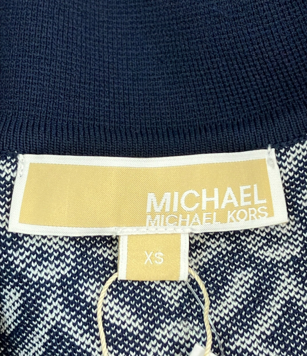 美品 MICHAEL KORS 半袖ニットワンピース JF4820FJL レディース SIZE XS マイケルコース