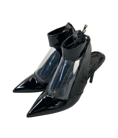 訳あり Salvatore Ferragamo パンプス エナメル レザー レディース SIZE 6 1/2 サルヴァトーレフェラガモ