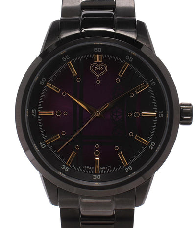 SuperGroupies 腕時計 アイドルマスターシンデレラガールズ 宮本フレデリカモデル クオーツ パープル メンズ