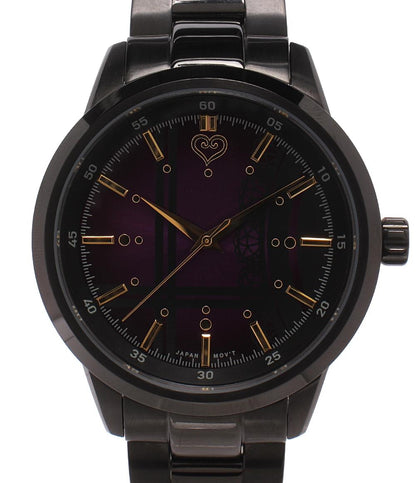 SuperGroupies 腕時計 アイドルマスターシンデレラガールズ 宮本フレデリカモデル クオーツ パープル メンズ