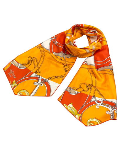 HERMES スカーフ マフラー シルク100% 帝王学 L'INSTRUCTION DU ROY レディース エルメス