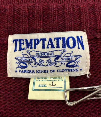 テンプテーション 長袖ニット メンズ SIZE L (L) TEMPTATION